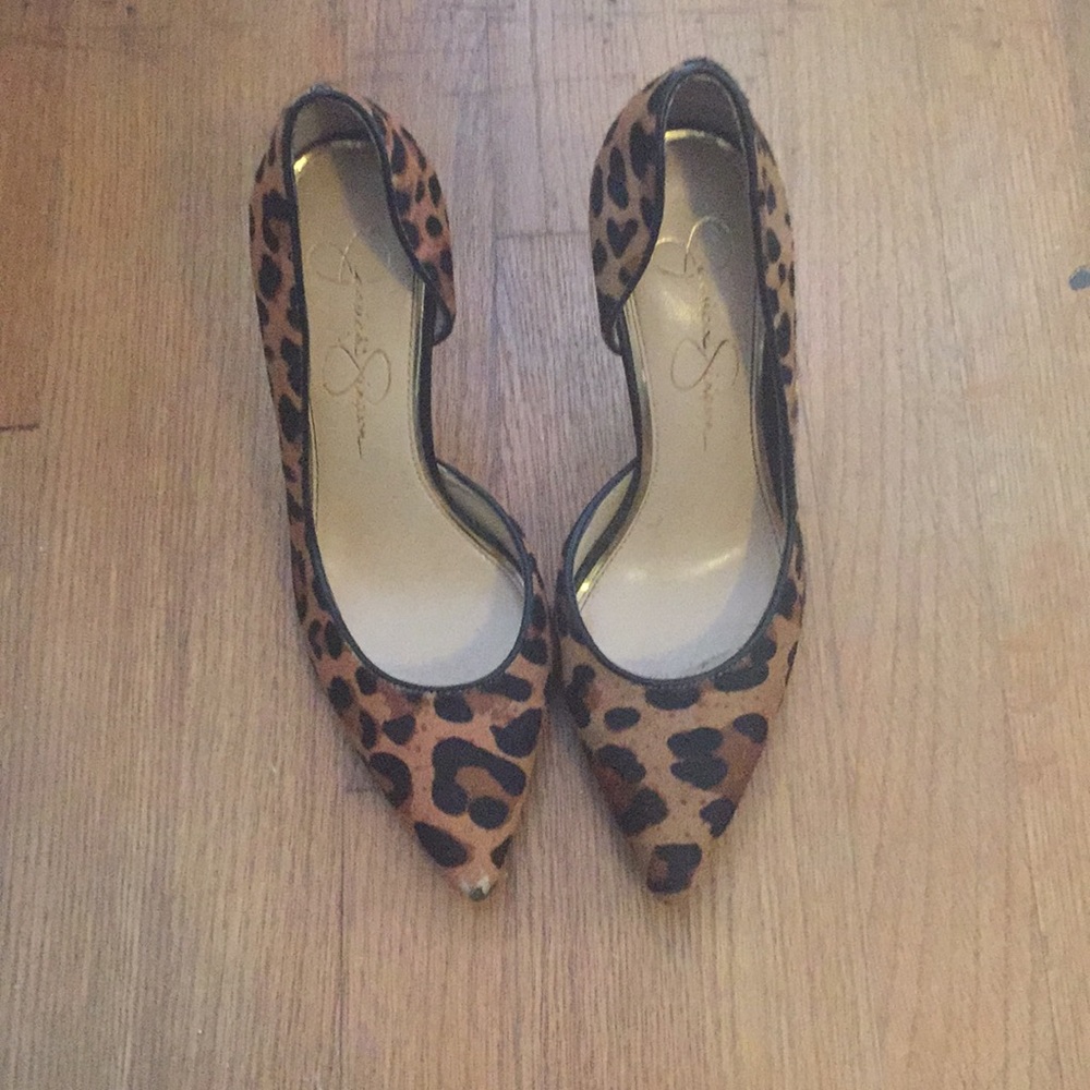 Jessica Simpson Cheetah Print Heels
